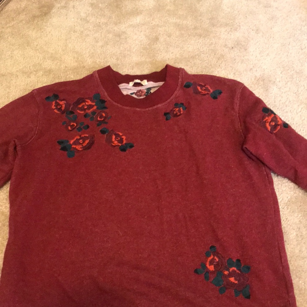 S Madewell Rose Sweatshirt